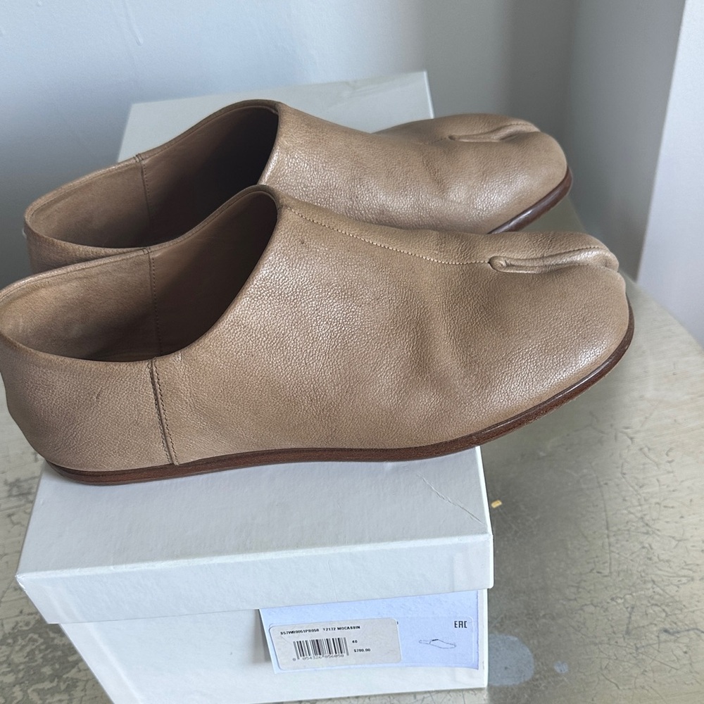 Maison Martin Margiela Tan Leather Loafers size 40